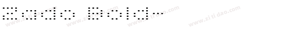Zado Bold字体转换